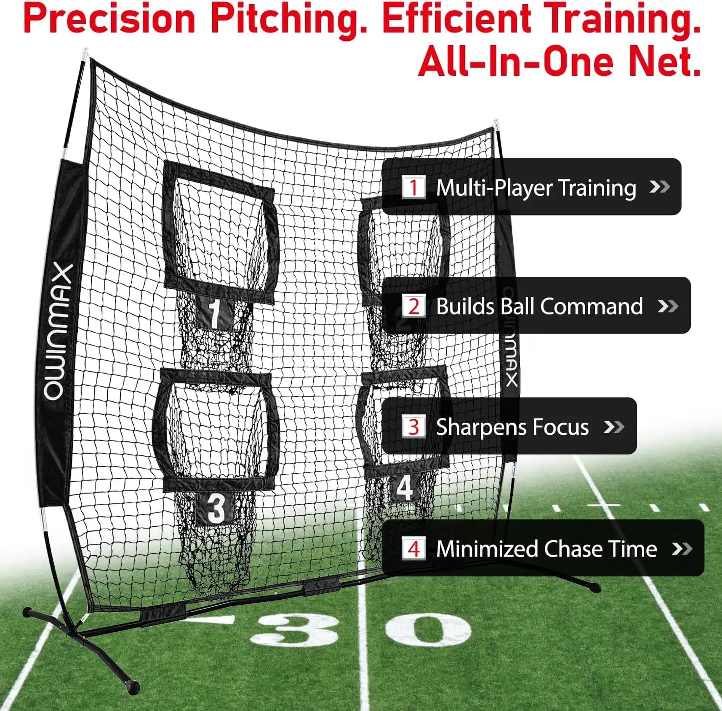 PhenDaLoraSports Football Trainer Throwing Net PhenDaLoraSports