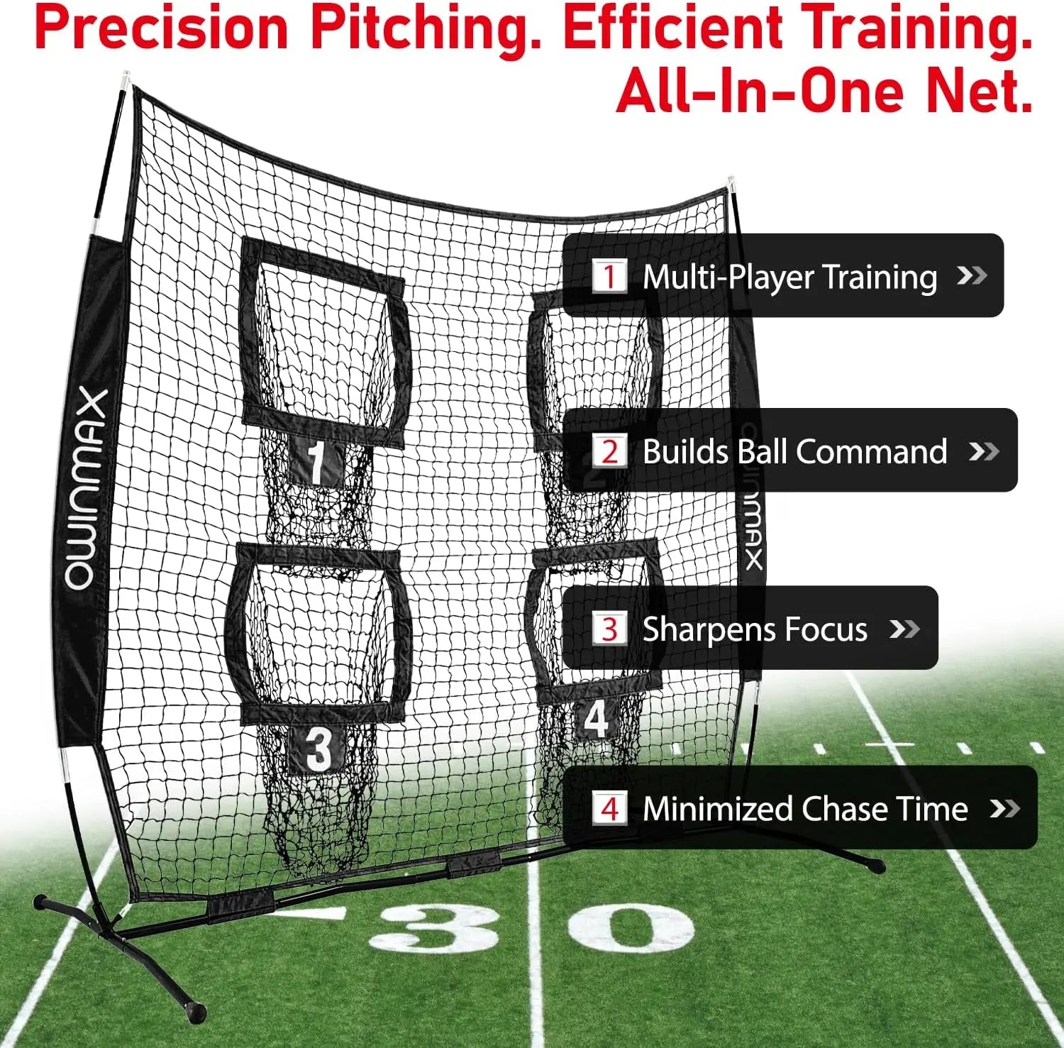PhenDaLoraSports Football Trainer Throwing Net PhenDaLoraSports